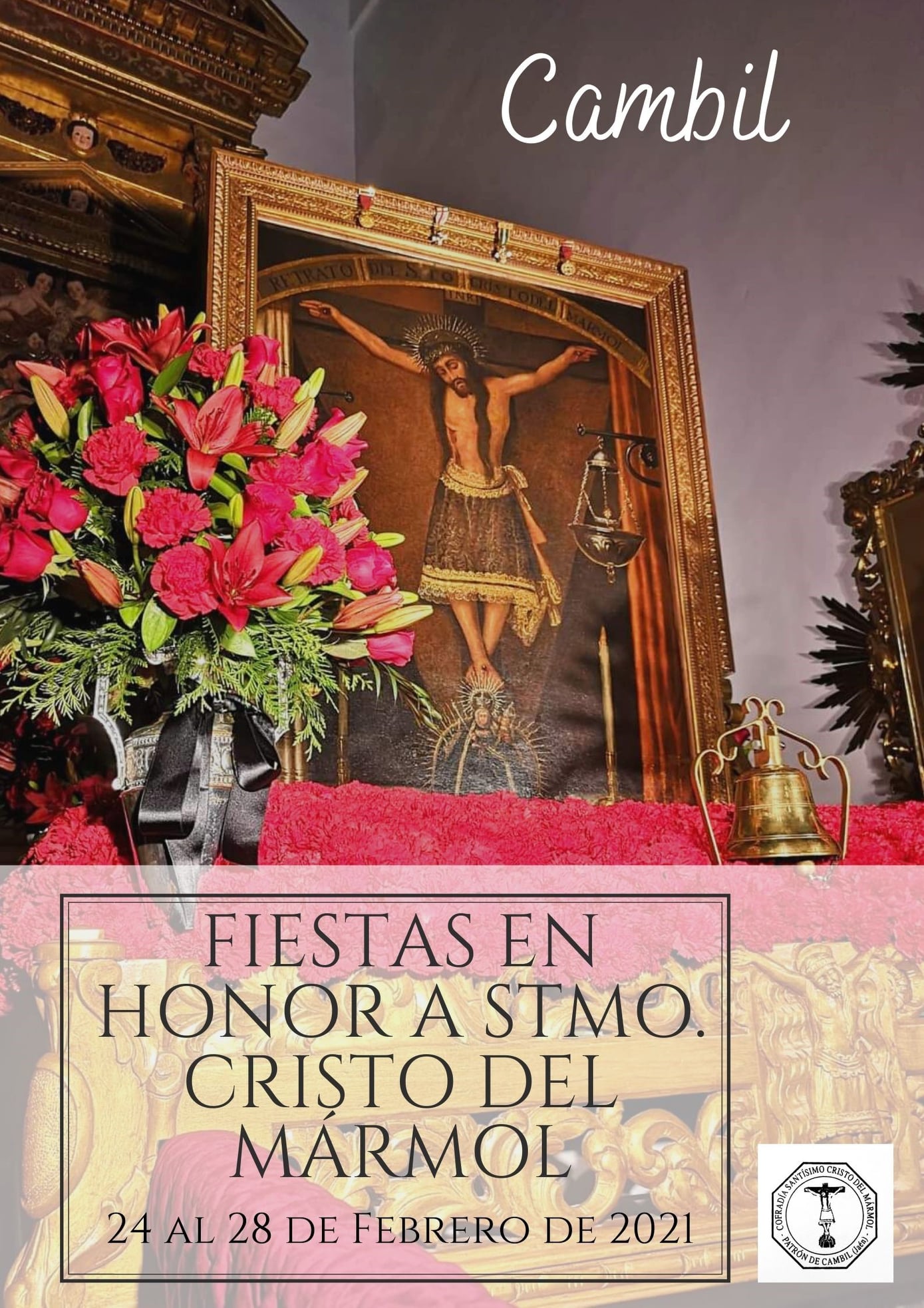 Fiestas patronales en honor del Santo Cristo del Mármol 2021 Cambil